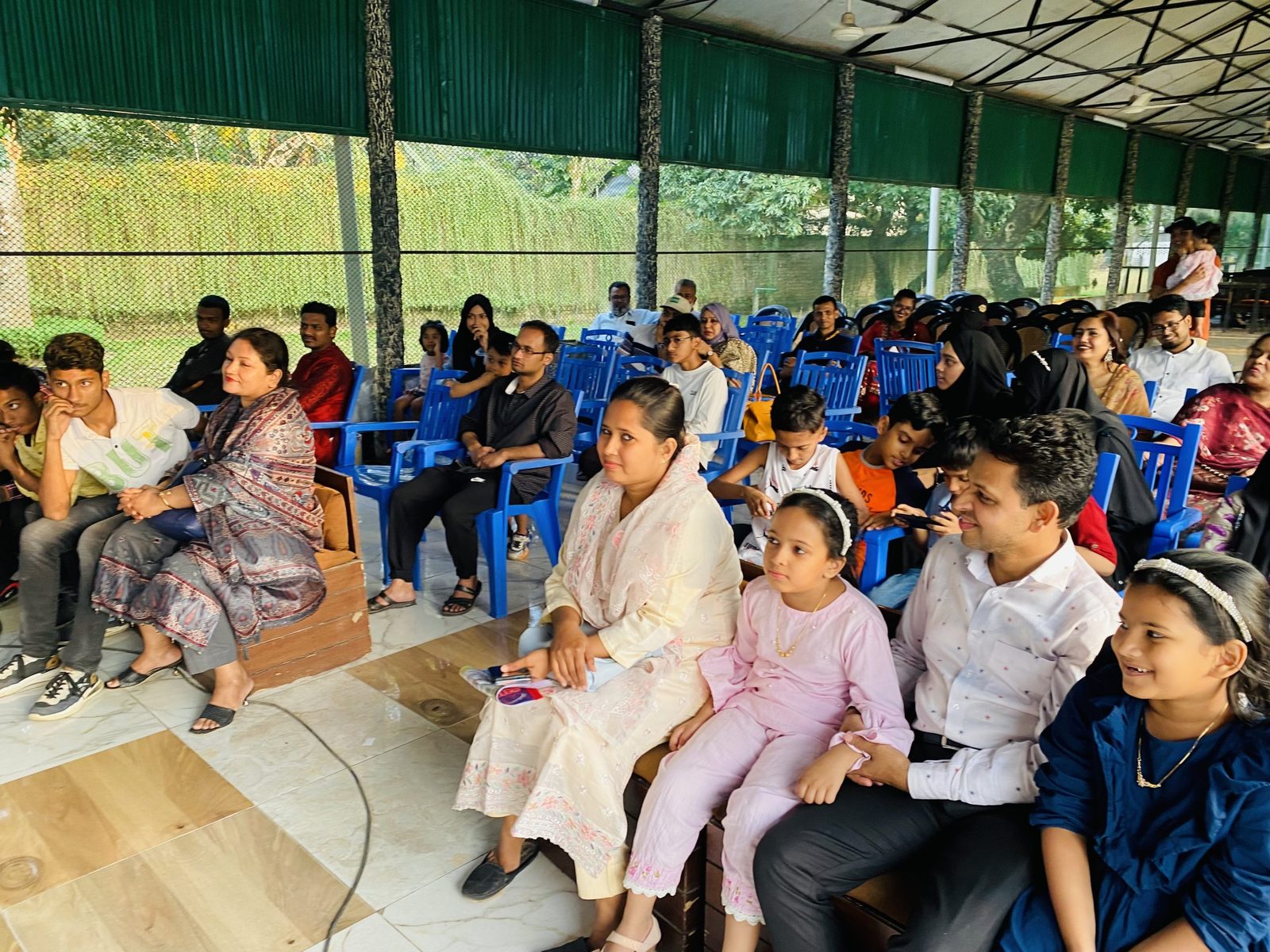 Parents at a school event